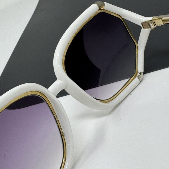 Vintage 1970\'s Ted Lapidus Paris Glasses Sunglasses FRAME Only Scratched Lenses main image 6